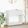 Image de Table console avec tiroirs blanc 85,5x38,5x74,5 cm