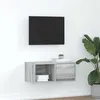 Image de Meuble TV sonoma gris 60x31x25,5 cm bois d ingénierie