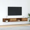 Image de Meubles TV 2 pcs vieux bois 100x31x25,5 cm bois d ingénierie