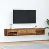 Image de Meubles TV 2 pcs vieux bois 80x31x25,5 cm bois d ingénierie