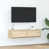 Image de Meuble TV Chêne Sonoma 100x31x25,5 cm en bois d ingénierie