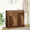 Image de Buffet avec tiroir vieux bois 80x34x76 cm bois d ingénierie
