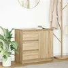 Image de Buffet avec tiroir chêne sonoma 71x35x65 cm bois d ingénierie