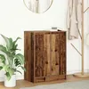 Image de Buffet vieux bois 57x34x76 cm bois d ingénierie