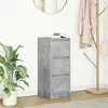 Image de vidaXL Buffet gris béton 29,5x34x76 cm bois d'ingénierie 861637