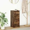 Image de Buffet chêne fumé 29,5x34x76 cm bois d ingénierie