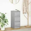 Image de Buffet sonoma gris 29,5x34x76 cm bois d ingénierie