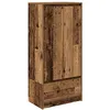 Image de Armoire Avec Tiroir Vieux Bois 55,5x34x119,5 Cm Bois Ingénierie Vidaxl
