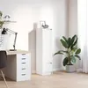 Image de Buffet haut blanc 29,5x34x119,5 cm bois d ingénierie