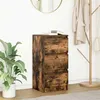 Image de Buffet chêne fumé 37,5x35x76 cm bois d ingénierie