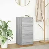 Image de Buffet sonoma gris 37,5x35x76 cm bois d ingénierie