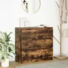 Image de Buffet chêne fumé 80x35x76 cm bois d ingénierie