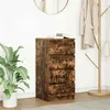 Image de Buffet chêne fumé 37,5x35x76 cm bois d ingénierie