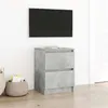 Image de Meuble TV gris béton 40x35x54 cm bois d ingénierie