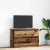 Image de Meuble TV vieux bois 80x35x54 cm bois d ingénierie