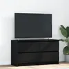 Image de Meuble TV noir 100x35x54 cm bois d ingénierie