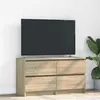 Image de Meuble TV chêne sonoma 100x35x54 cm bois d ingénierie