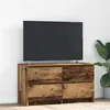 Image de Meuble TV vieux bois 100x35x54 cm bois d ingénierie
