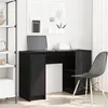 Image de Bureau chêne noir 120x42x76 cm bois d ingénierie