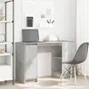Image de Bureau gris béton 120x42x76 cm bois d ingénierie