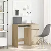 Image de Bureau chêne Sonoma 86x49x76 cm bois d ingénierie
