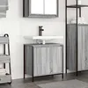 Image de vidaXL Meuble de salle de bain avec lavabo 60x34,5x60 cm, meuble vasque de toilette, meuble sous vasque, meuble de sol de 861895