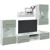 Image de Vidaxl Meubles TV 5 Pièces Avec Éclairage LED