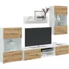 Image de Vidaxl Meubles TV 5 Pièces Avec Éclairage LED