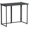 Image de vidaXL, Table de jardin + table de balcon, Camilo (90 x 51 x 75 cm)