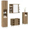 Image de Ensemble de meubles salle de bain 4 pcs bois d ingénierie