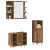 Image de Ensemble de meubles salle de bain 3 pcs bois d ingénierie