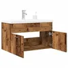 Image de vidaXL Ensemble de meubles salle de bain 2 pcs bois d'ingénierie, armoire de salle de bain, placard de salle de bain, meuble 3328583