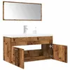 Image de Ensemble de meubles salle de bain 3 pcs bois d ingénierie