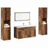 Image de vidaXL Ensemble de meubles salle de bain 4 pcs bois d'ingénierie, armoire de salle de bain, placard de salle de bain, meuble 3328595