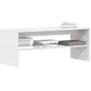 Image de Meuble TV Blanc 100 x 40 x 40 cm Aggloméré