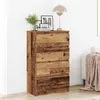 Image de vidaXL Buffet vieux bois 60x35x98,5 cm bois d'ingénierie, armoire de rangement, armoire de couloir, armoire latérale, 861128