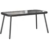Image de vidaXL, Table de jardin + table de balcon, Mila (90 x 45 x 43 cm)