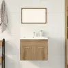 Image de Ensemble de meubles salle de bain 2 pcs bois d ingénierie