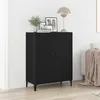 Image de Buffet chêne noir 69,5x34x90 cm bois d ingénierie