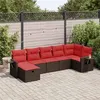 Image de Salon de jardin GENERIQUE resine tressee 7 pieces 62 x 55 x 69 cm