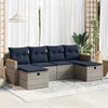Image de Salon de jardin GENERIQUE resine tressee 6 pieces 62 x 55 x 69 cm