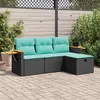 Image de Salon de jardin GENERIQUE 4 pieces rotin 62 x 62 x 69 cm