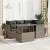 Image de Salon de jardin GENERIQUE 5 pieces 4 personnes 100 x 55 x 73 cm resine tressee