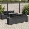 Image de Salon de jardin modulable GENERIQUE resine tressee 2 personnes 100 x 55 x 73 cm 7 pieces