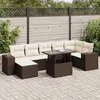 Image de Salon de jardin modulable GENERIQUE 8 pieces resine tressee 100 x 55 x 73 cm 1 personnes