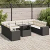 Image de Salon de jardin modulable GENERIQUE 9 personnes 10 pieces 100 x 55 x 73 cm resine tressee