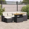 Image de Salon de jardin modulable GENERIQUE resine tressee 7 pieces 55 x 55 x 73 cm 6 personnes