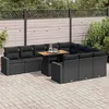 Image de Salon de jardin modulable GENERIQUE 11 pieces 2 personnes 100 x 55 x 73 cm resine tressee