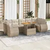 Image de Salon de jardin modulable GENERIQUE 8 pieces resine tressee 100 x 55 x 73 cm 2 personnes