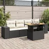 Image de Salon de jardin modulable GENERIQUE resine tressee 5 pieces 100 x 55 x 73 cm 4 personnes